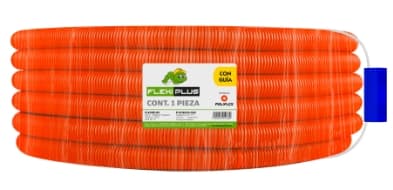 poliducto tricapa rojo residencial Poliflex